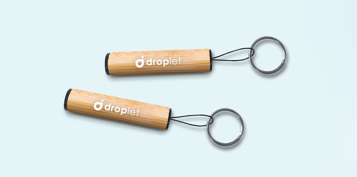 Wooden Torch Keychains VistaPrint